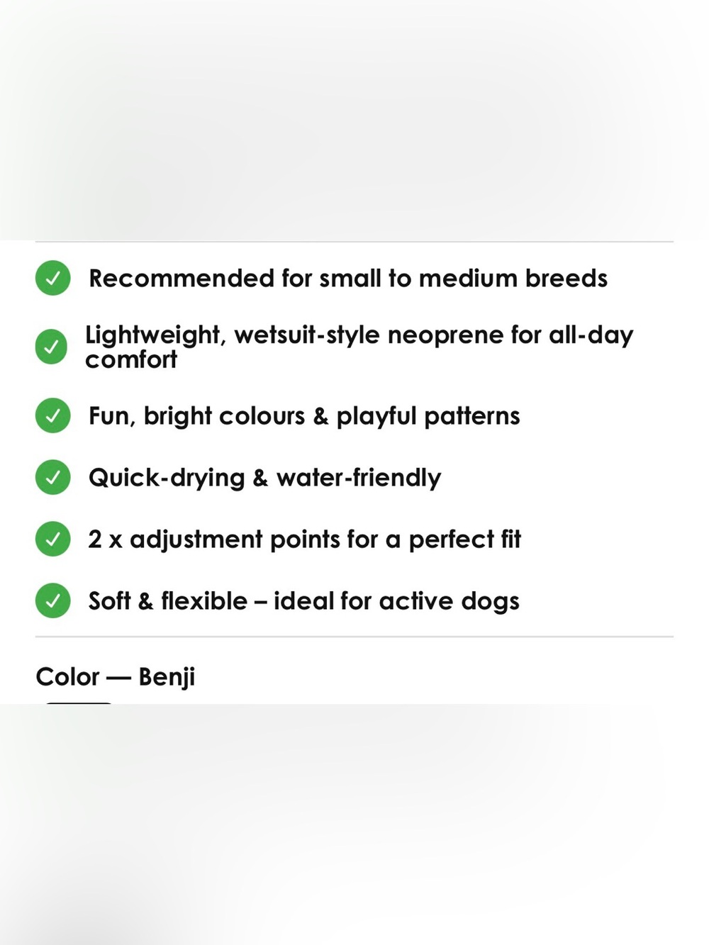NWT-DOOG Neoflex Soft Harness- Benji- Teal/Brown Chevron Sz Large - Picture 9 of 9